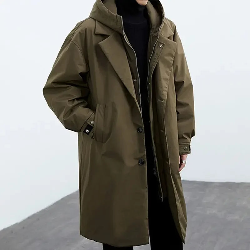Insulated Waterproof Men's Cargo Coat