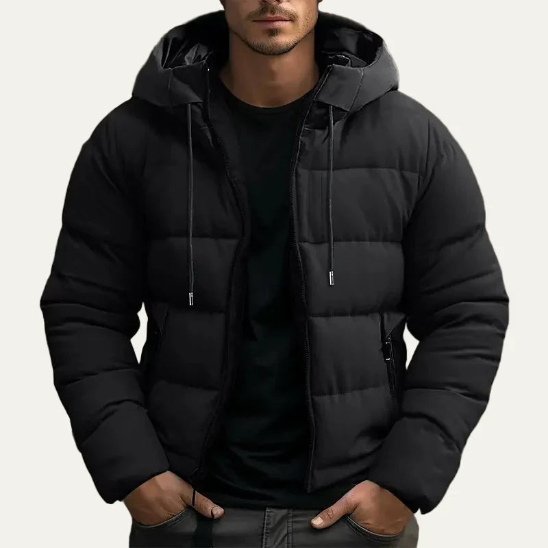 Warm Waterproof Men's Padded Parka Jacket