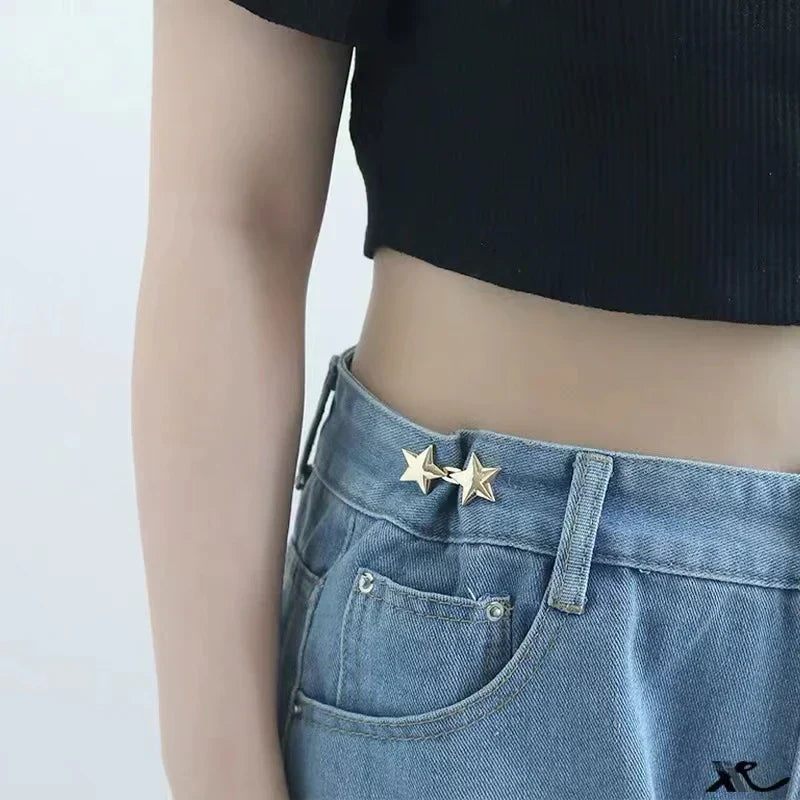 Waist Pin Double Star Buckle