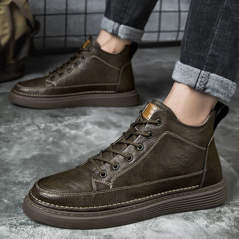 Timeless Genuine Low Heel Boots