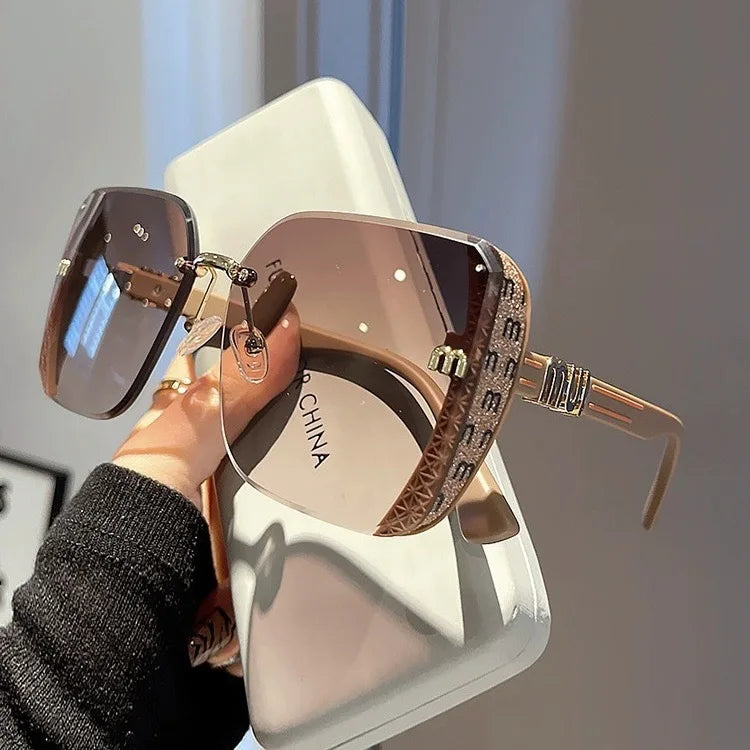 Classic Big Frame Ladies Sunglasses UV Protection