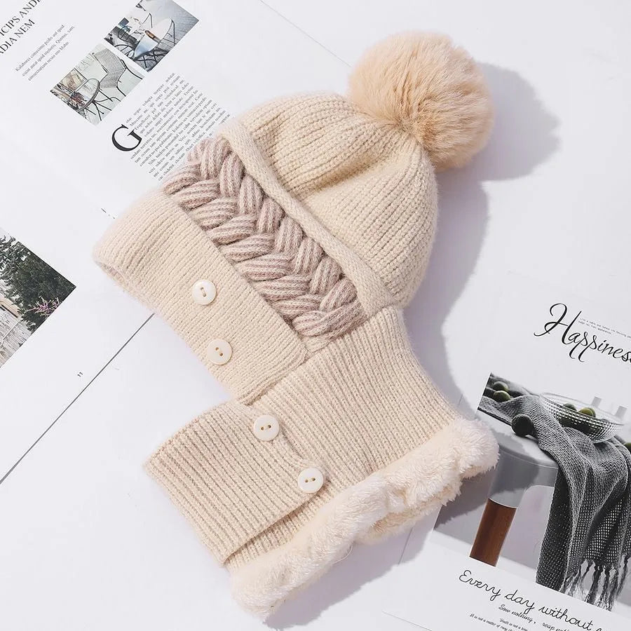 Warm Cozy Winter Knit Beanie Hat