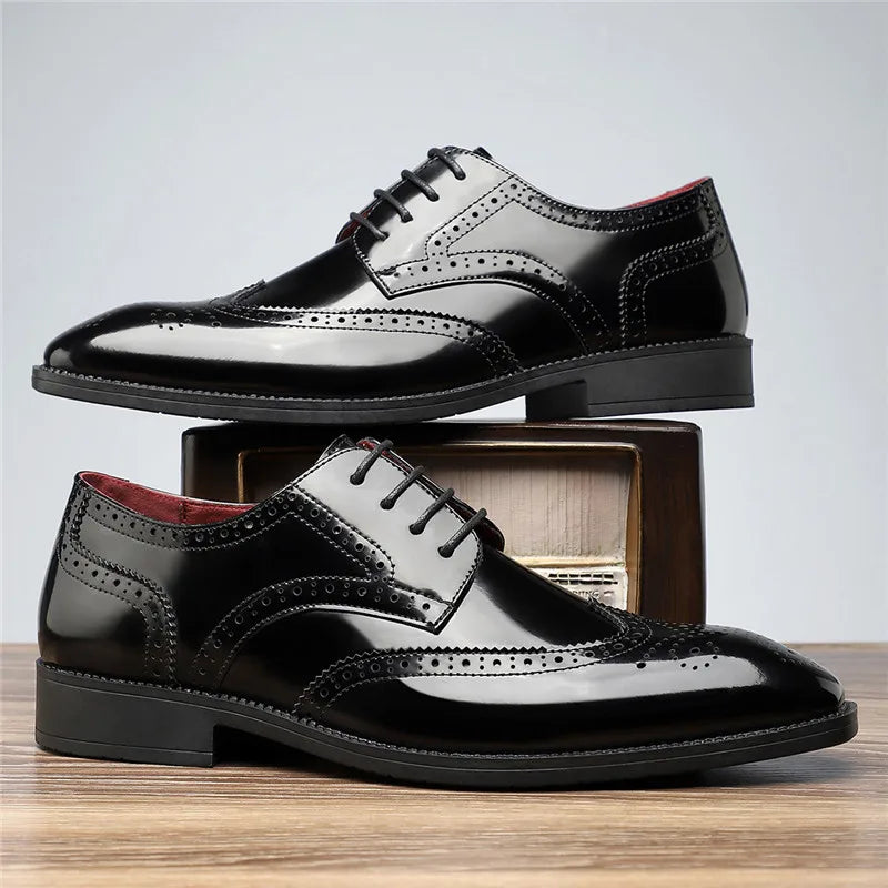 Classic Real Leather Oxford Shoes