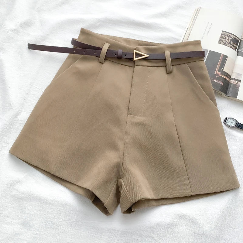 Fashionable High Waist Women's Shorts