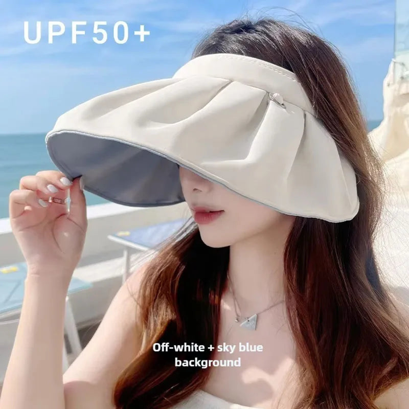 Foldable Wide Brim Sun Safe Hat