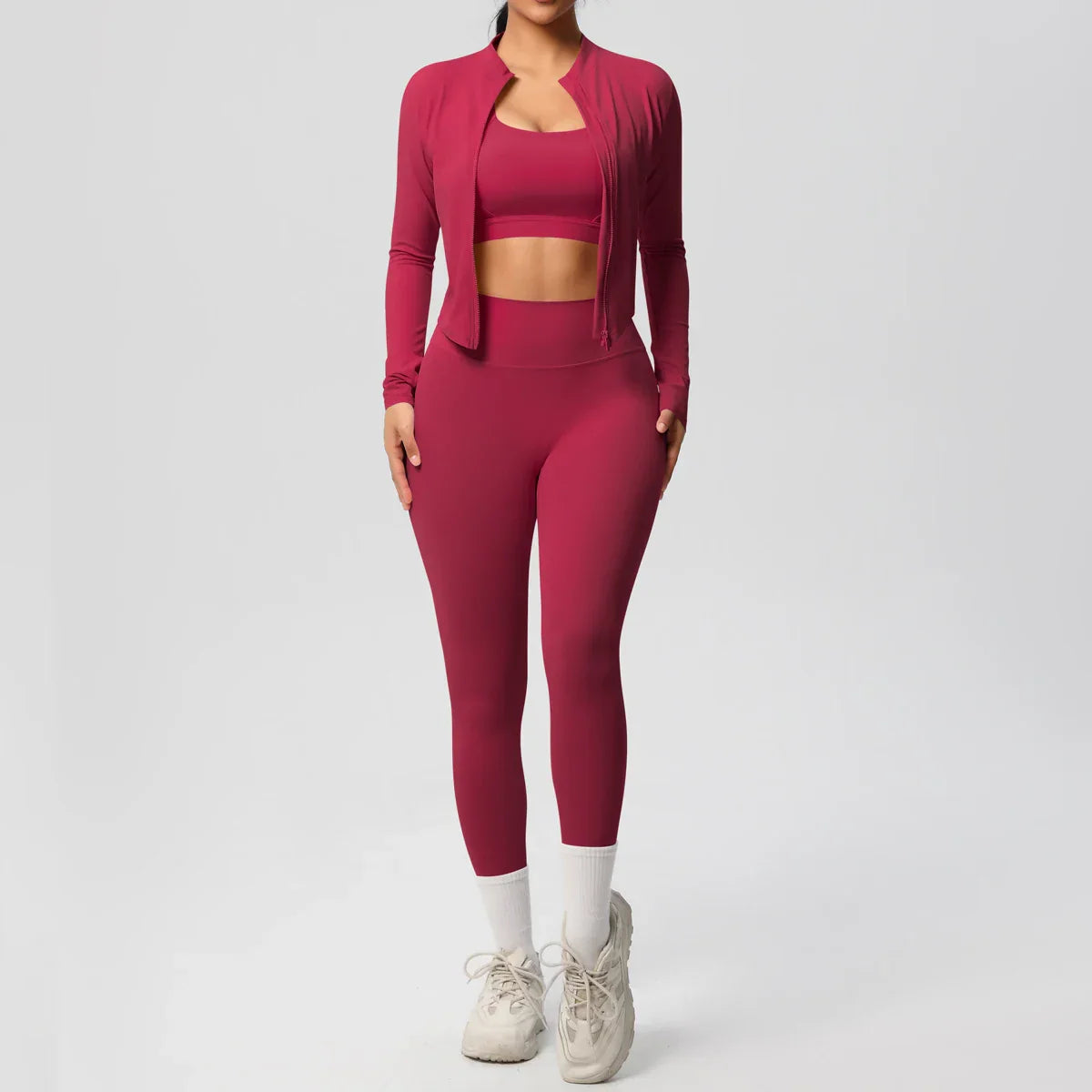 Athletic 3-Piece Workout Set for Ladies