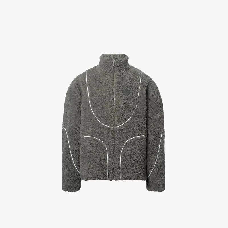 Warm Reversible Fleece Coat for Men Women