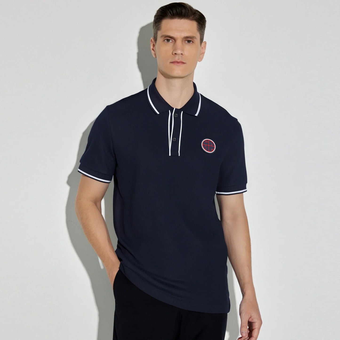 Relaxing Comfortable Short Sleeve Polo Shirt - OutfitLondon