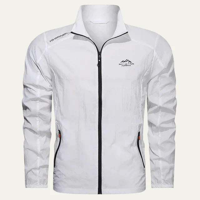 Men's Slim Water Resistant Zip Jacket