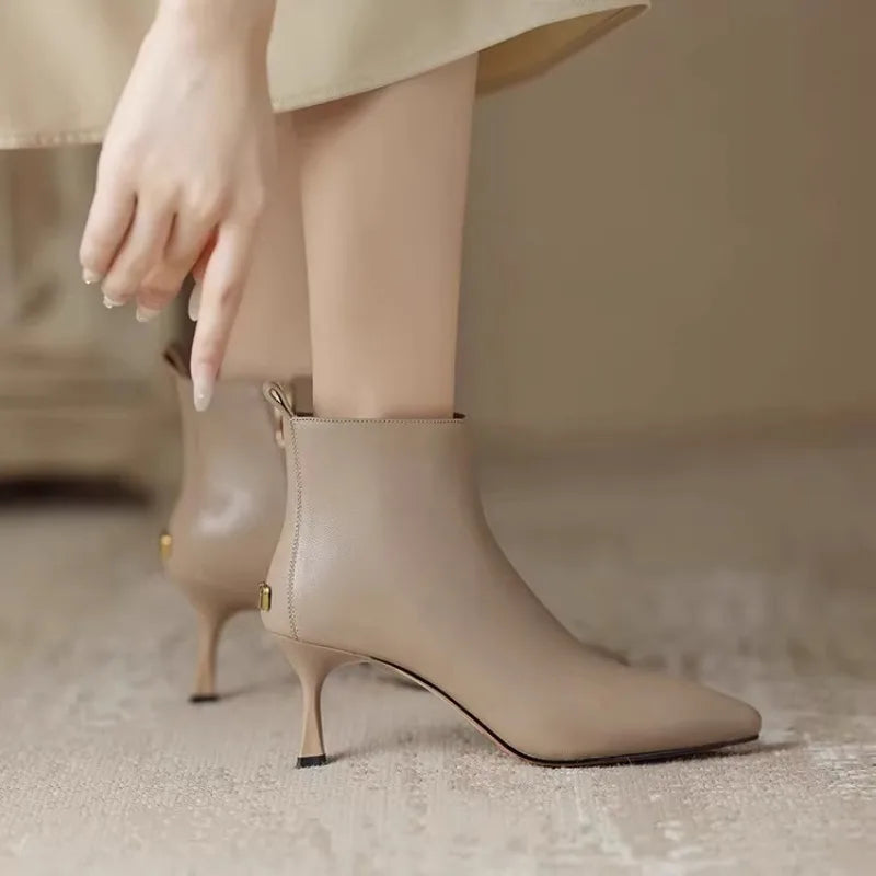 Stylish Cat Ankle Boots