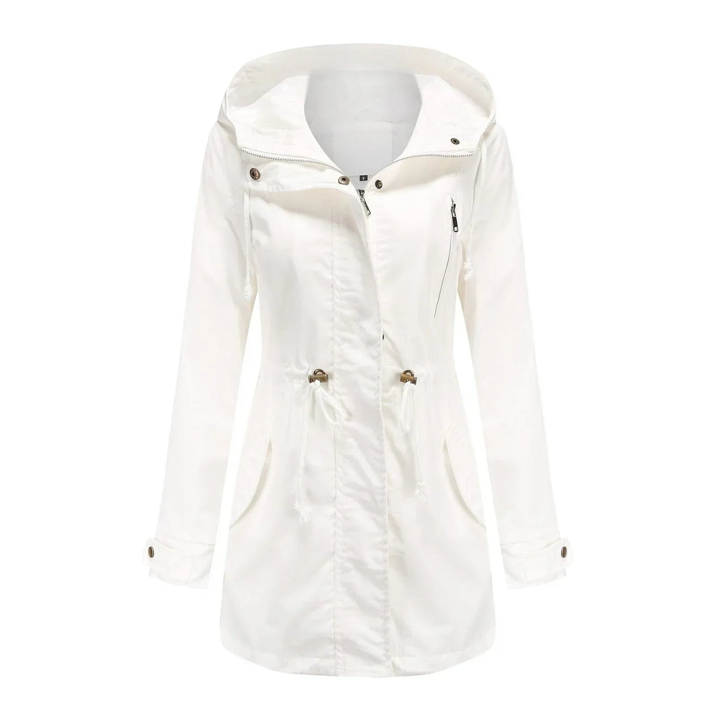 Waterproof Ladies Long Parka Rain Jacket