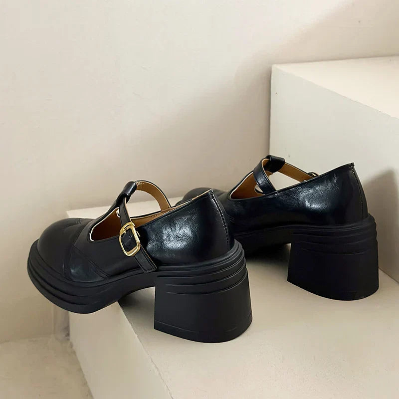 Elegant Strap Mary Jane Pumps