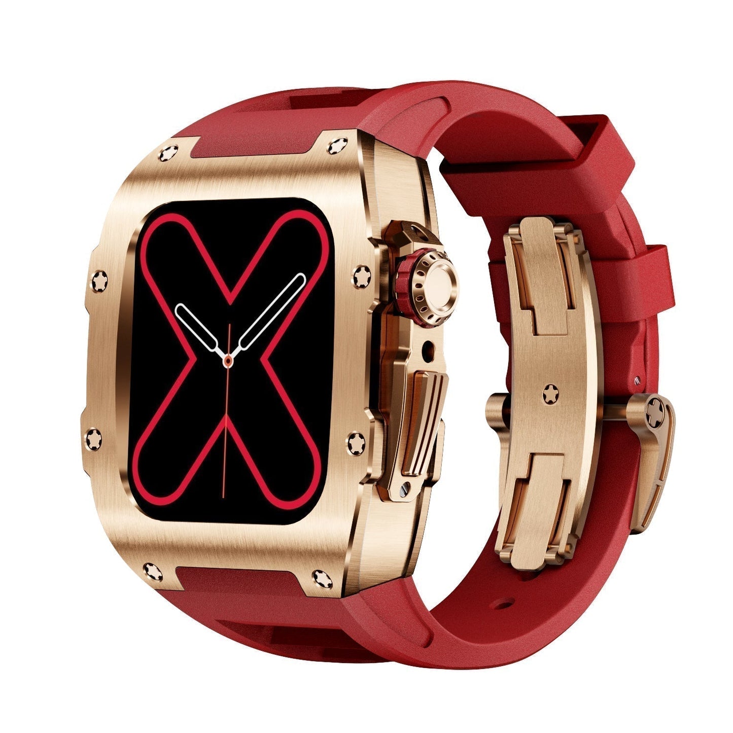 Premium Metallic Apple Watch Case Accessory