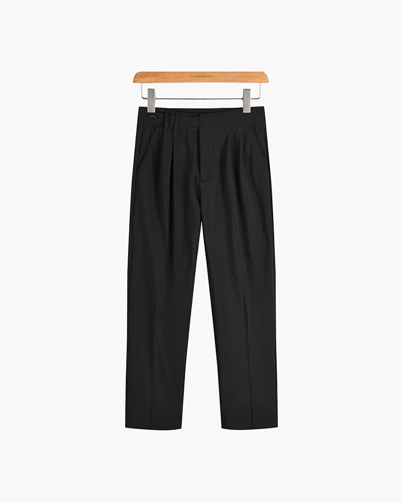 Tailored Fit Flat Front Dress Pants