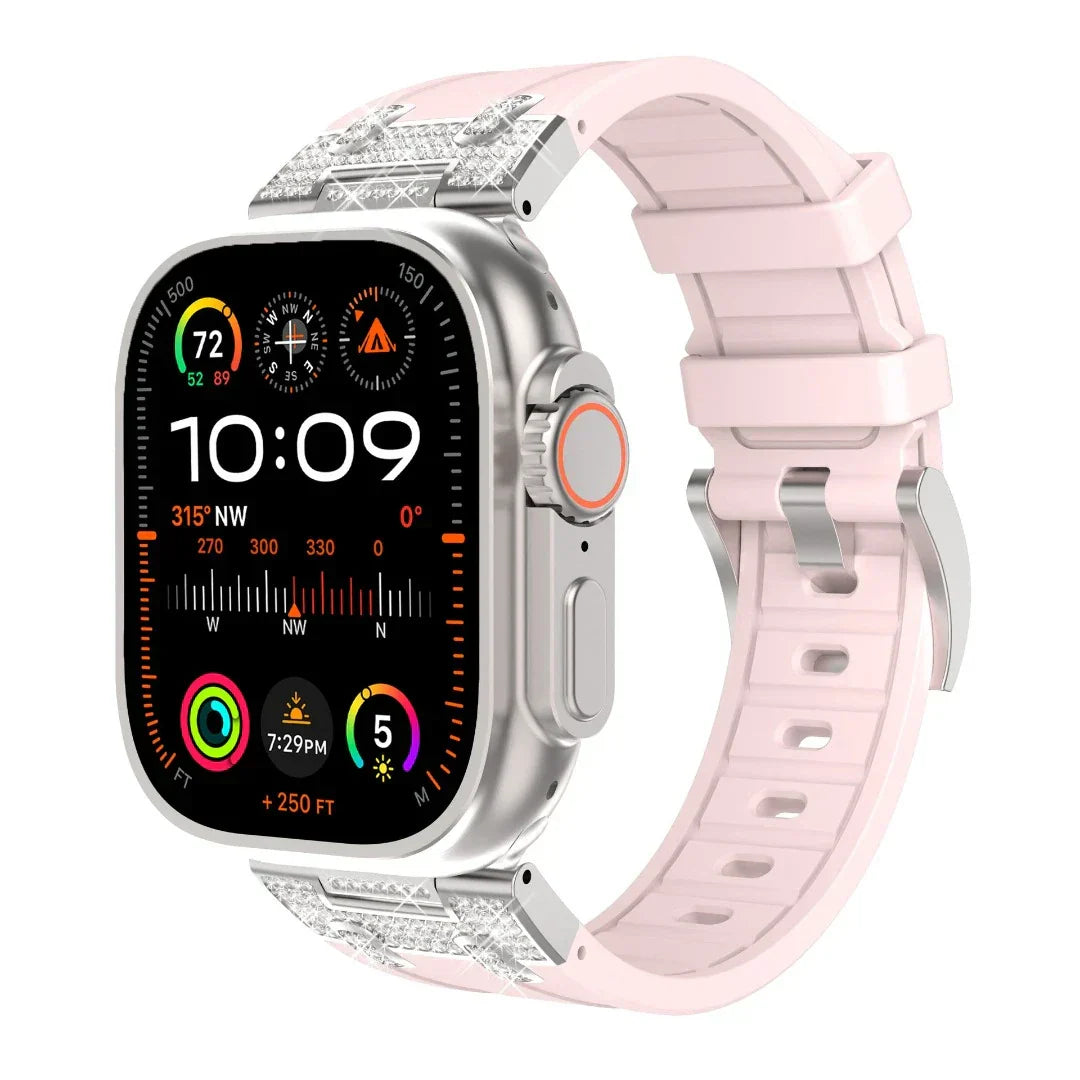 Premium Soft Diamond Apple Watch Strap