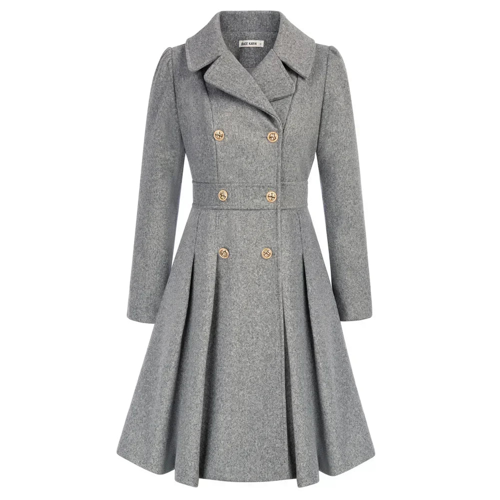 Classic Women's Wool Peacoat