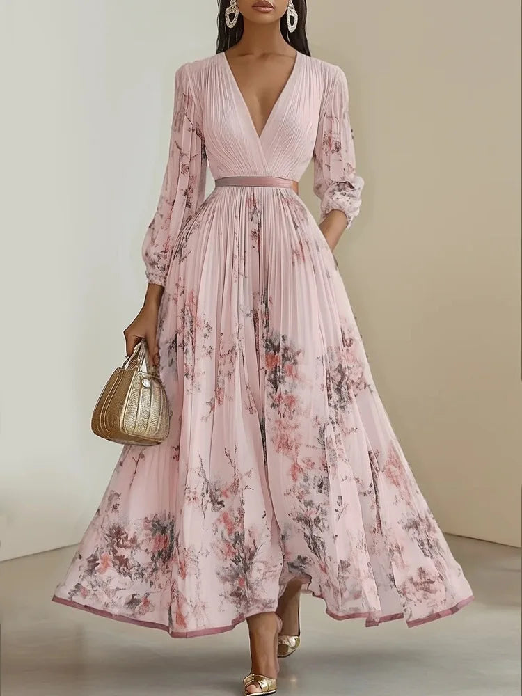 Beautiful Women's Floral Long Summer Dress