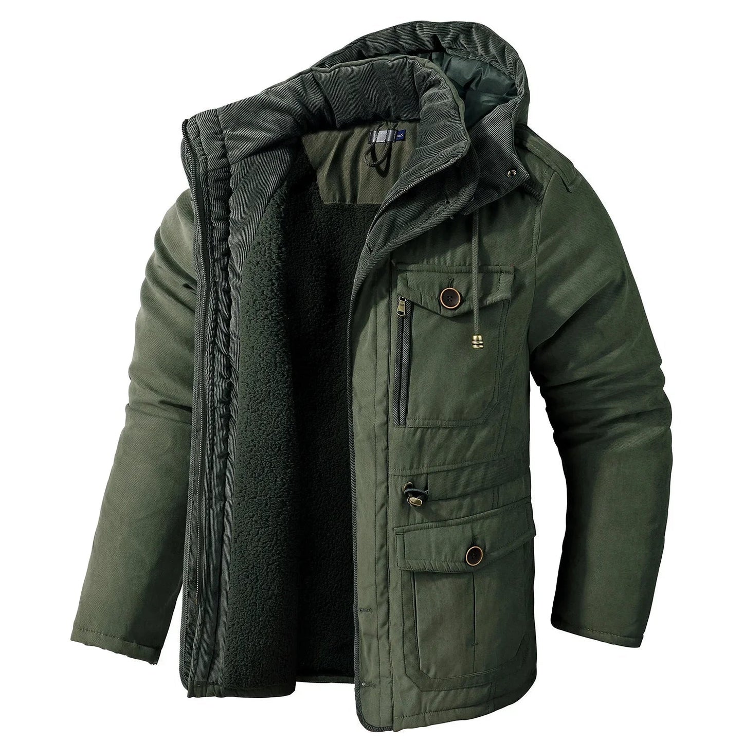 Insulated Water Resistant Winter Coat with Fleece