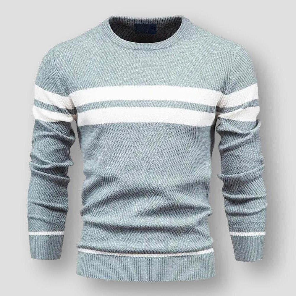 Men's Warm Traditional Crew Neck Jumper