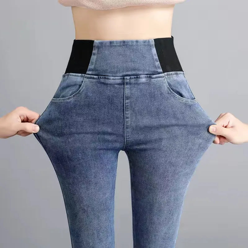 Slim Fit Women's High Waisted Jeans