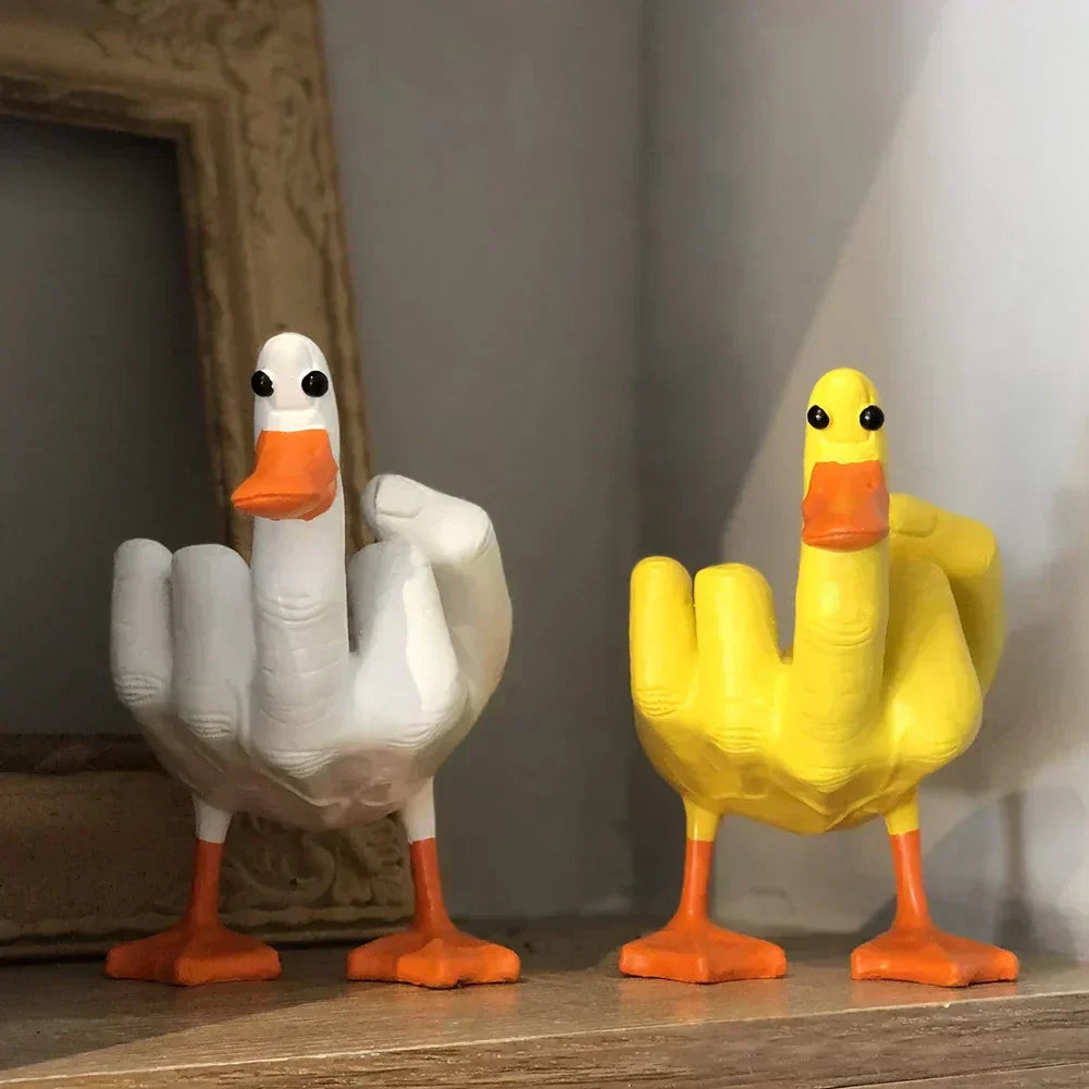 Colorful Cute Duck Decor Figure - OutfitLondon