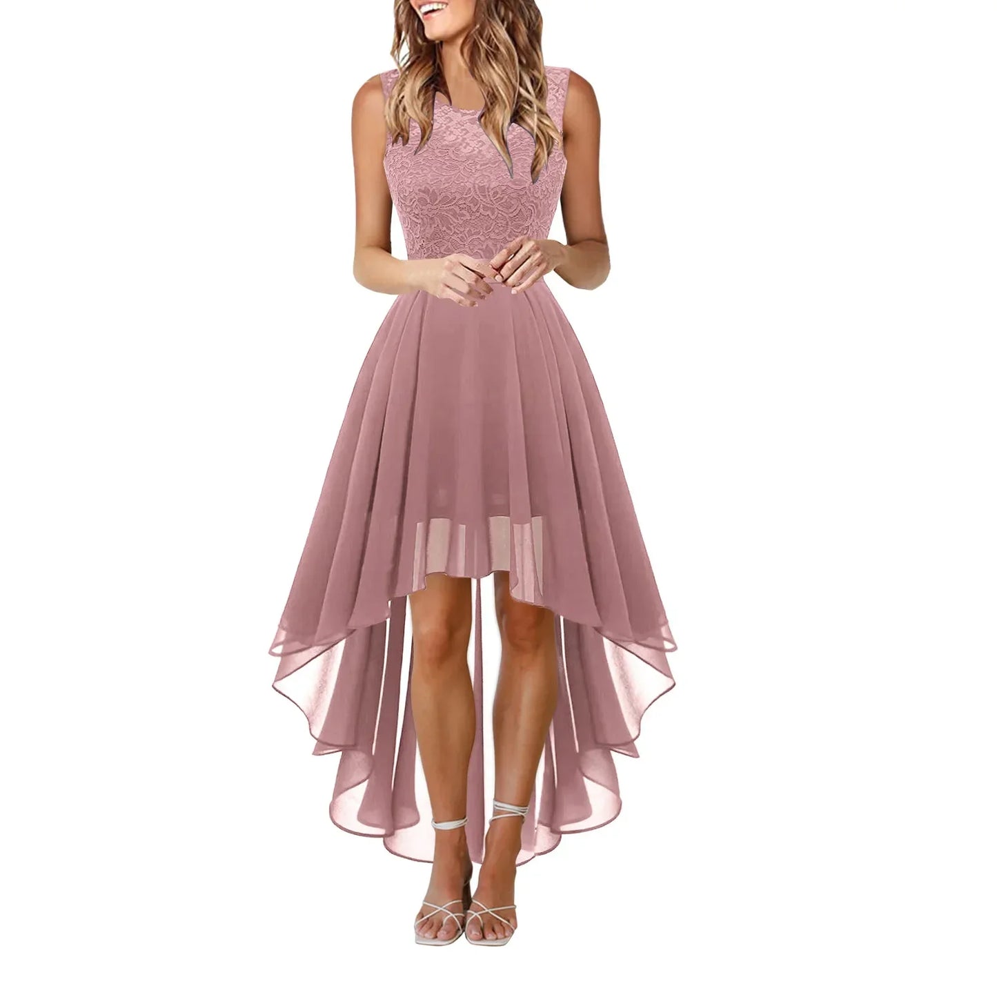 Beautiful Floral Evening Gown