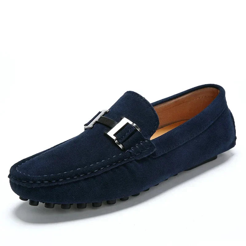 Soft Leather Slip On Loafers For Men