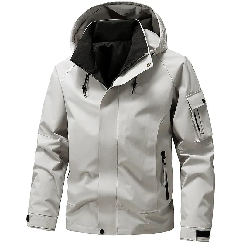 Warm Waterproof Hooded Ski Coat