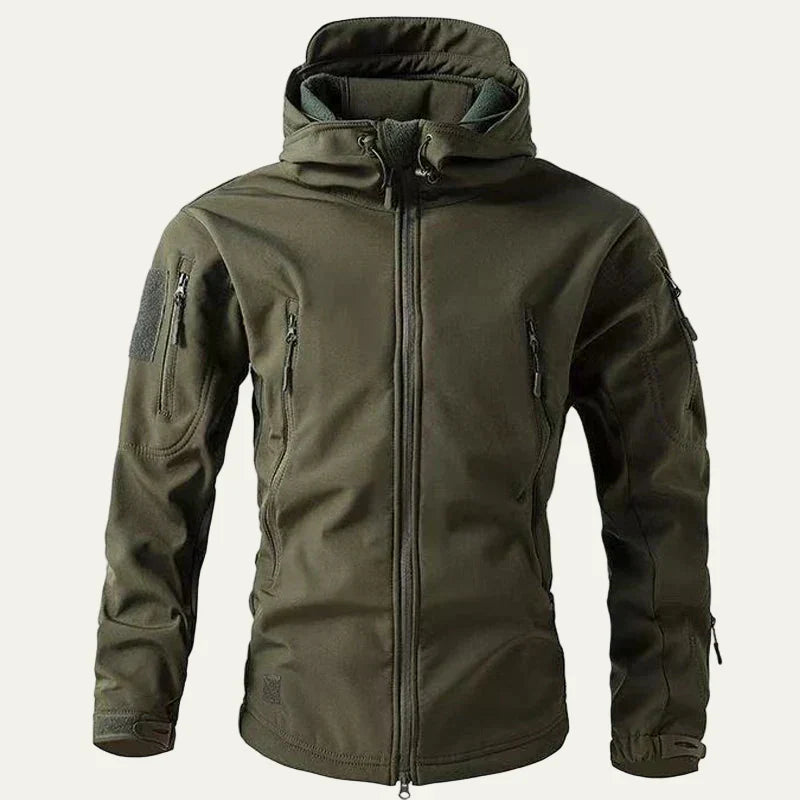 Waterproof Mens Fleece Hoodie Jacket