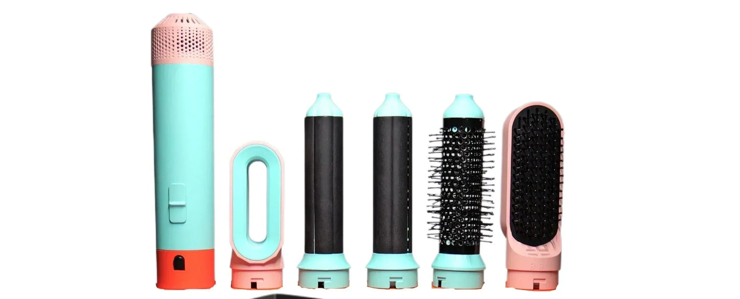 Multi Function Hair Styler Dryer Curl Straightener Set