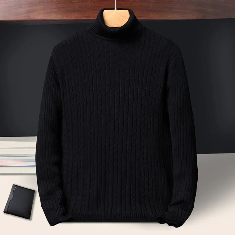 Timeless Dark Blue Crew Neck Sweater