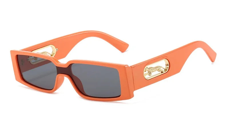 Retro Style Animal Print Sunglasses