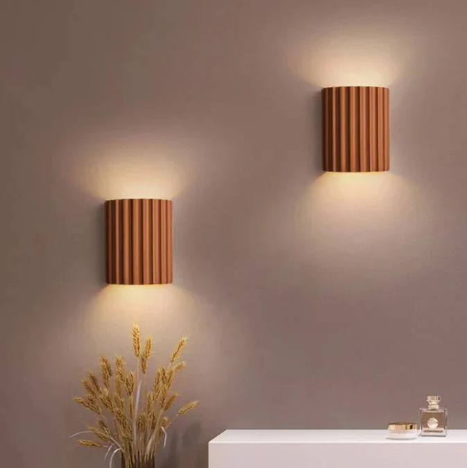 Stylish Dual Sided Wall Light With Warm Glow