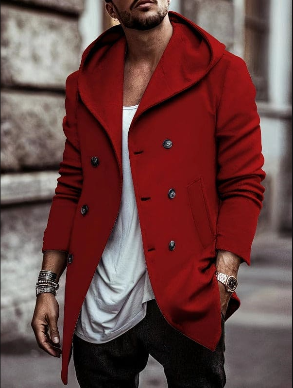 Waterproof Parka Jacket with Hood and Sleeves