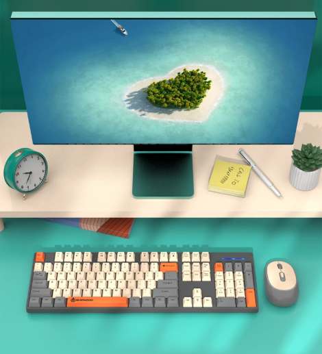 Slim Wireless Keyboard Mouse Combo With Numpad - OutfitLondon