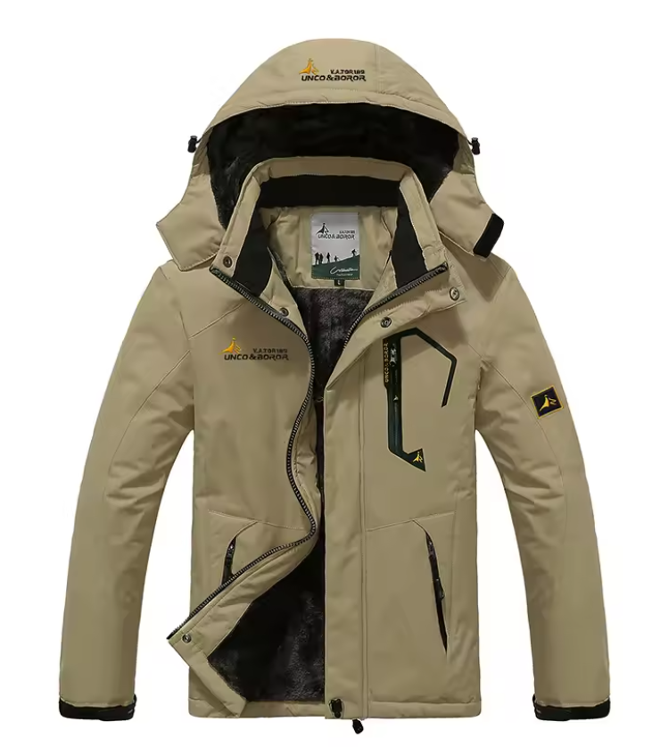 Warm Waterproof Ski Hoodie Jacket