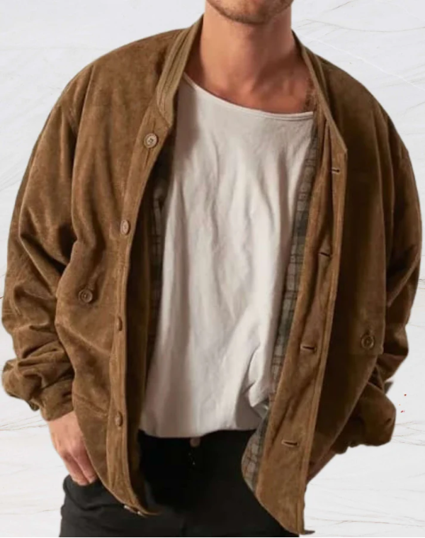 Classic Mens Retro Leather Jacket - OutfitLondon