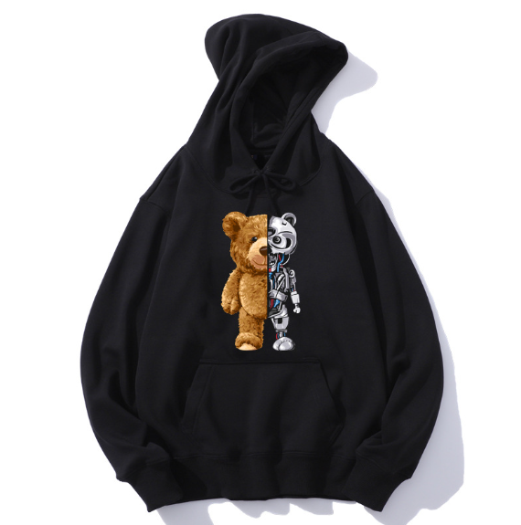 Cute Teddy Bear Hooded Sweatshirt