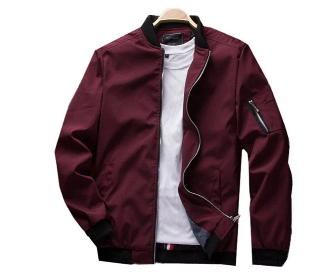 Waterproof Mens Lightweight Zip Jacket