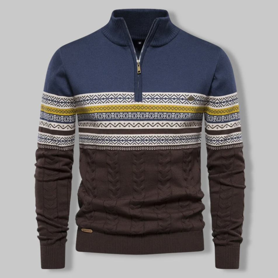 Classic Alpine Inspired Ski Jersey