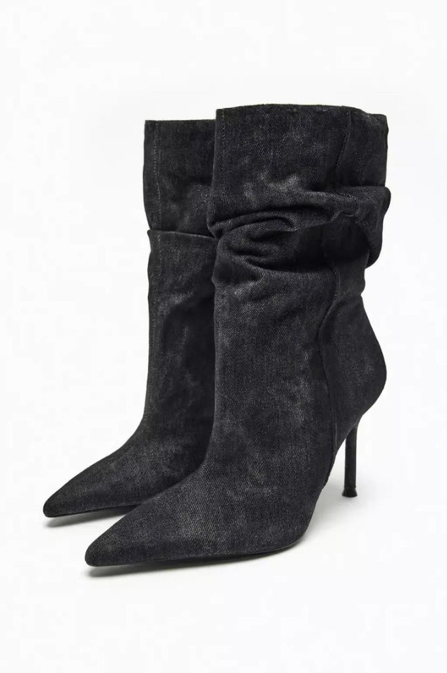 Ladies' Fashionable High Heel Jeans Boots