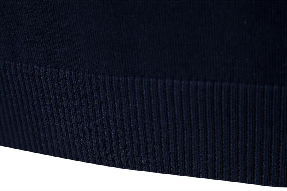 Men's Stripe Crew Neck Pullover Sweater