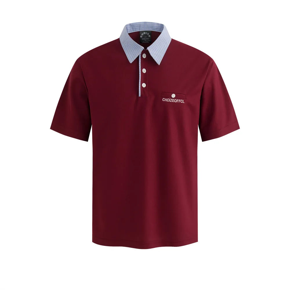 Classic Stitched Relaxed Fit Mens Short Sleeve Polo Shirt