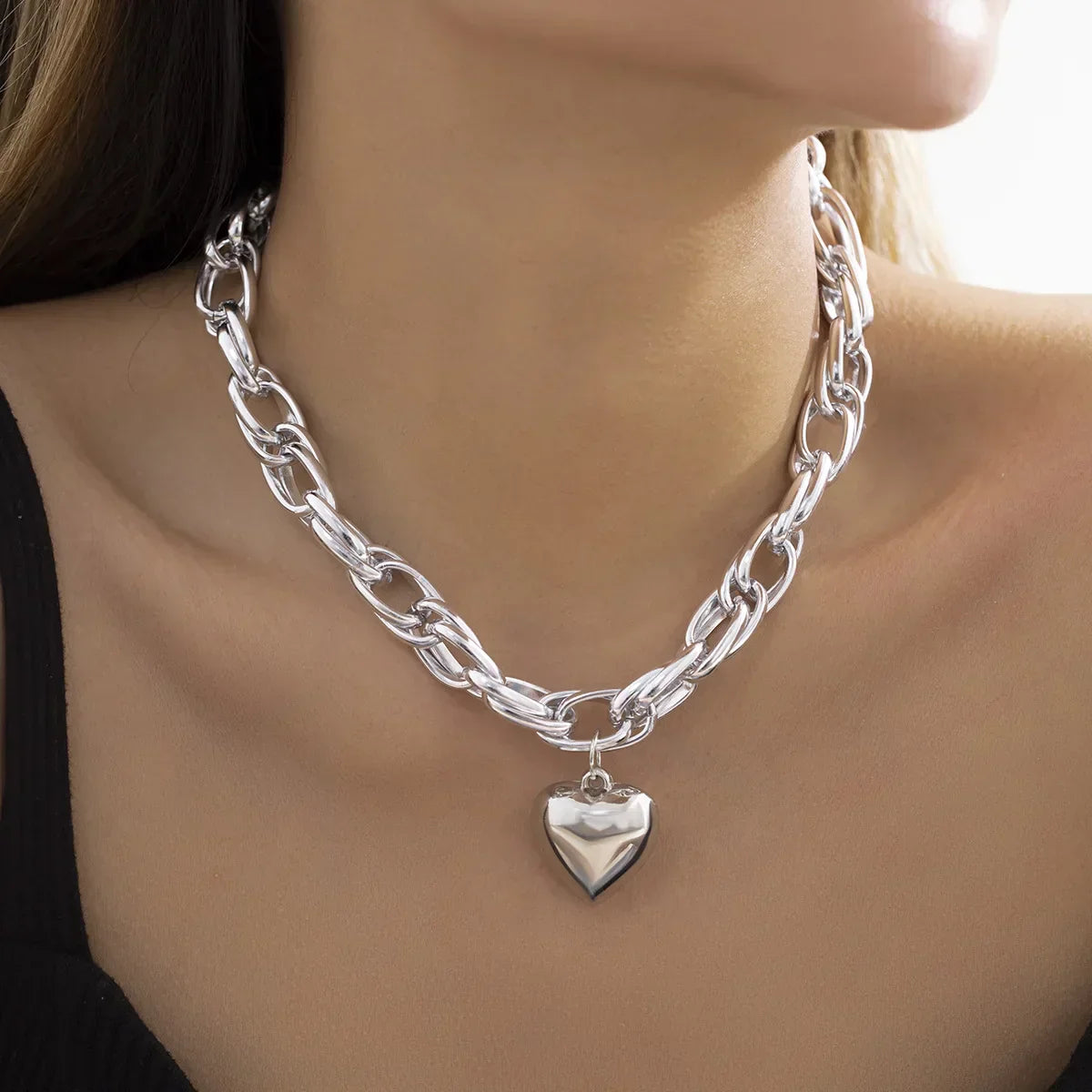 Ravena Bold Heart Necklace