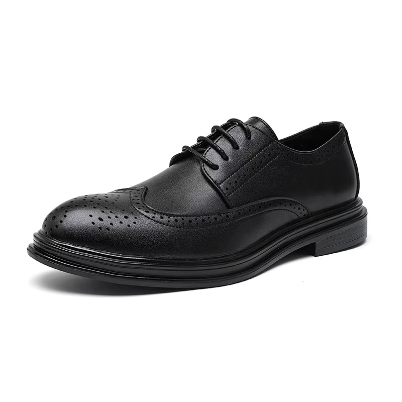 Timeless Brown Leather Dress Shoes for Men