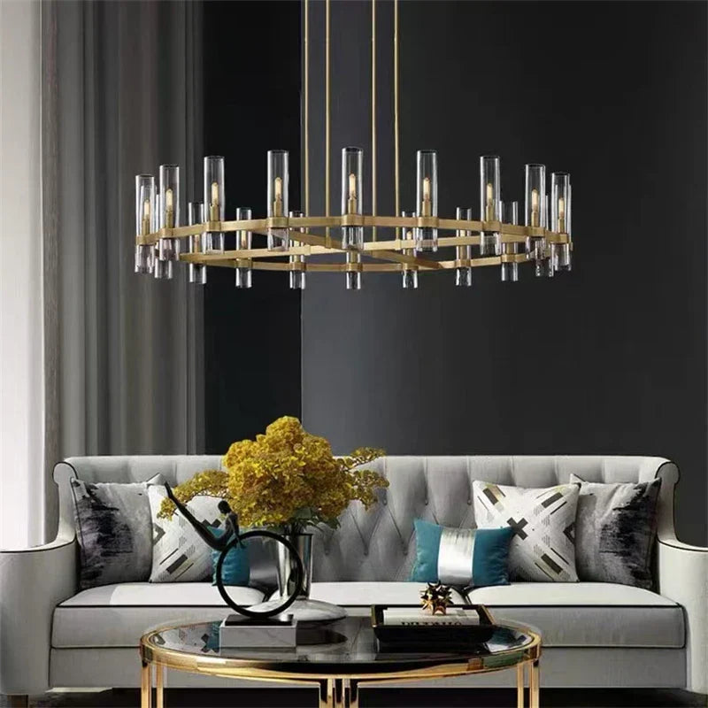 Vintage Farmhouse Hanging Glass Lamp - OutfitLondon