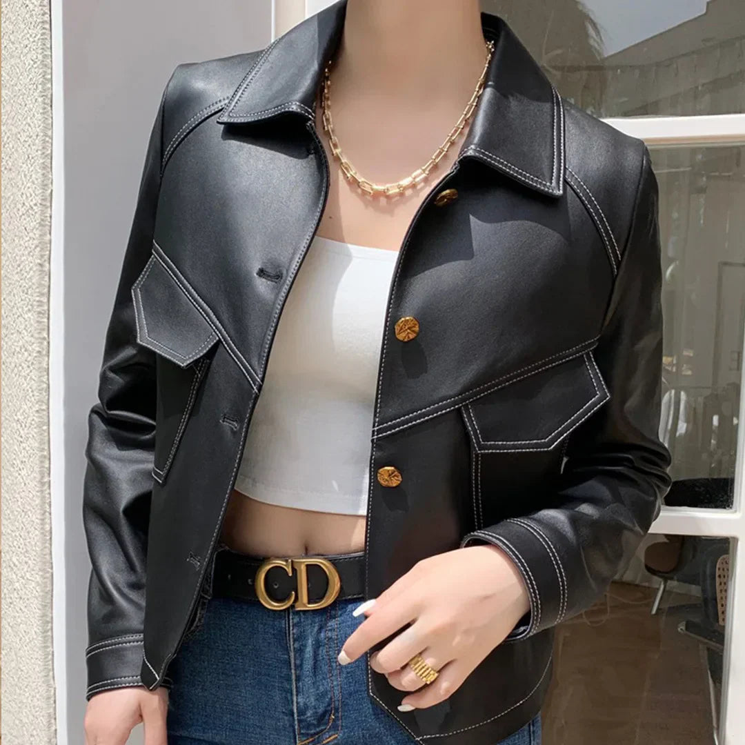 Dax Men's Leather Biker Jacket