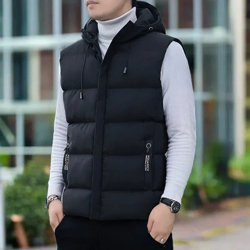 Warm Padded Slim Fit Quilted Vest