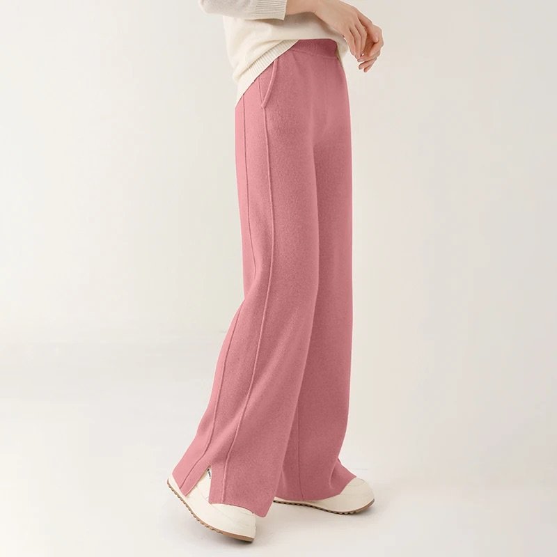 Comfortable Loose Fit Knit Pants