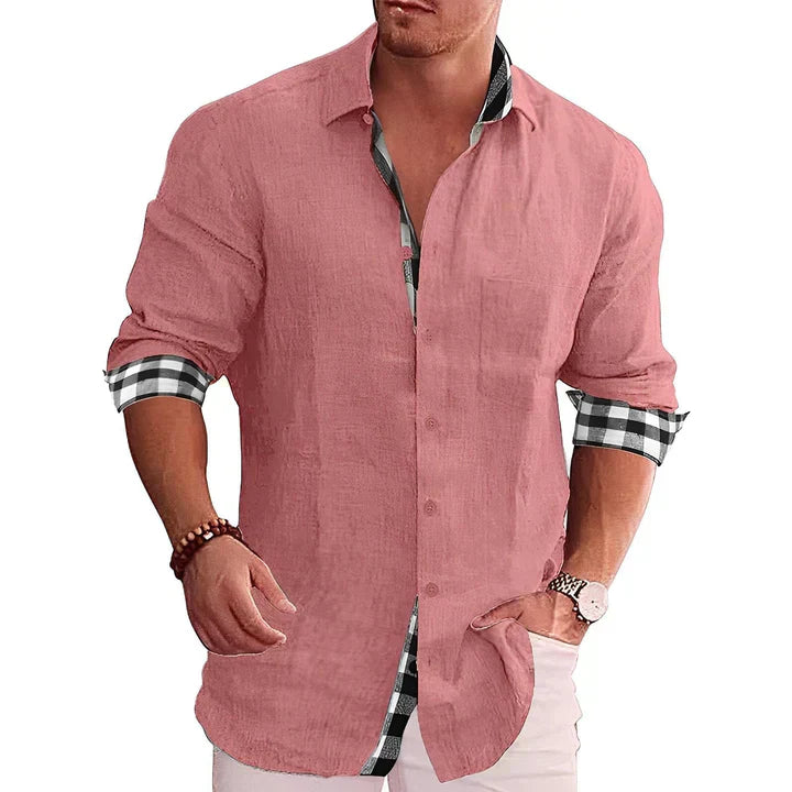 Relaxed Fit Short Sleeve Men's Shirt